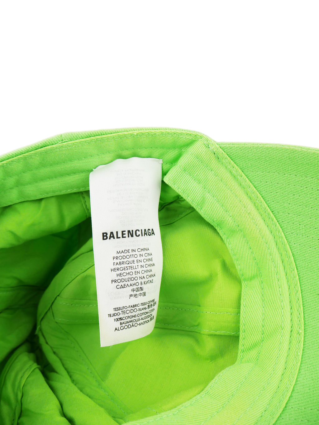 Balenciaga Green Logo Cap L