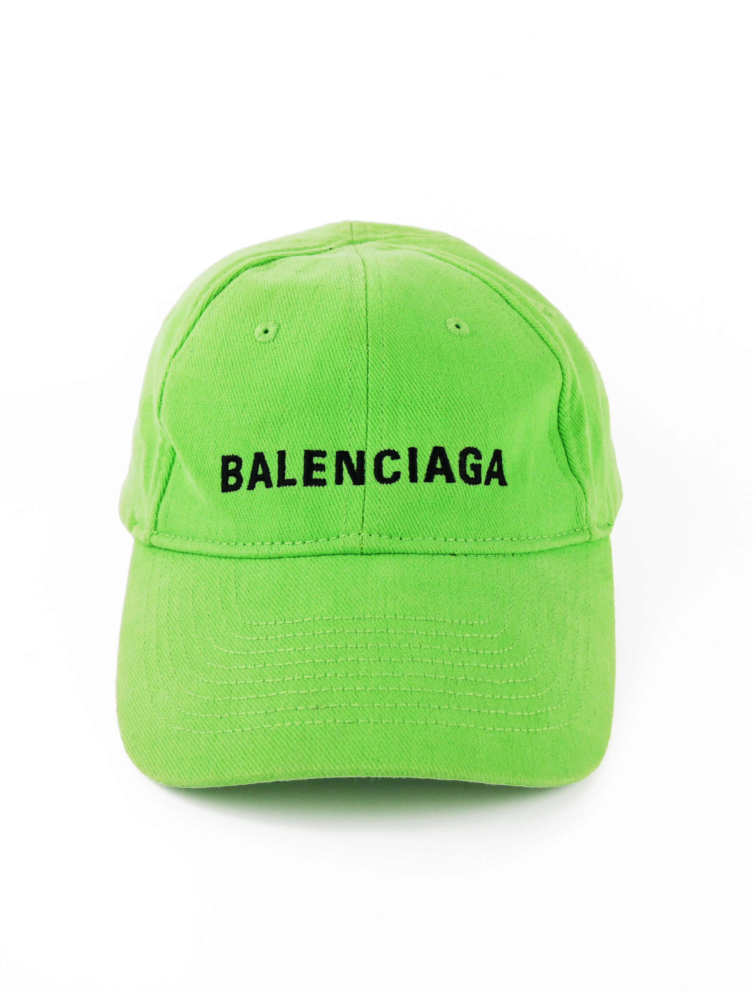 Balenciaga Green Logo Cap L