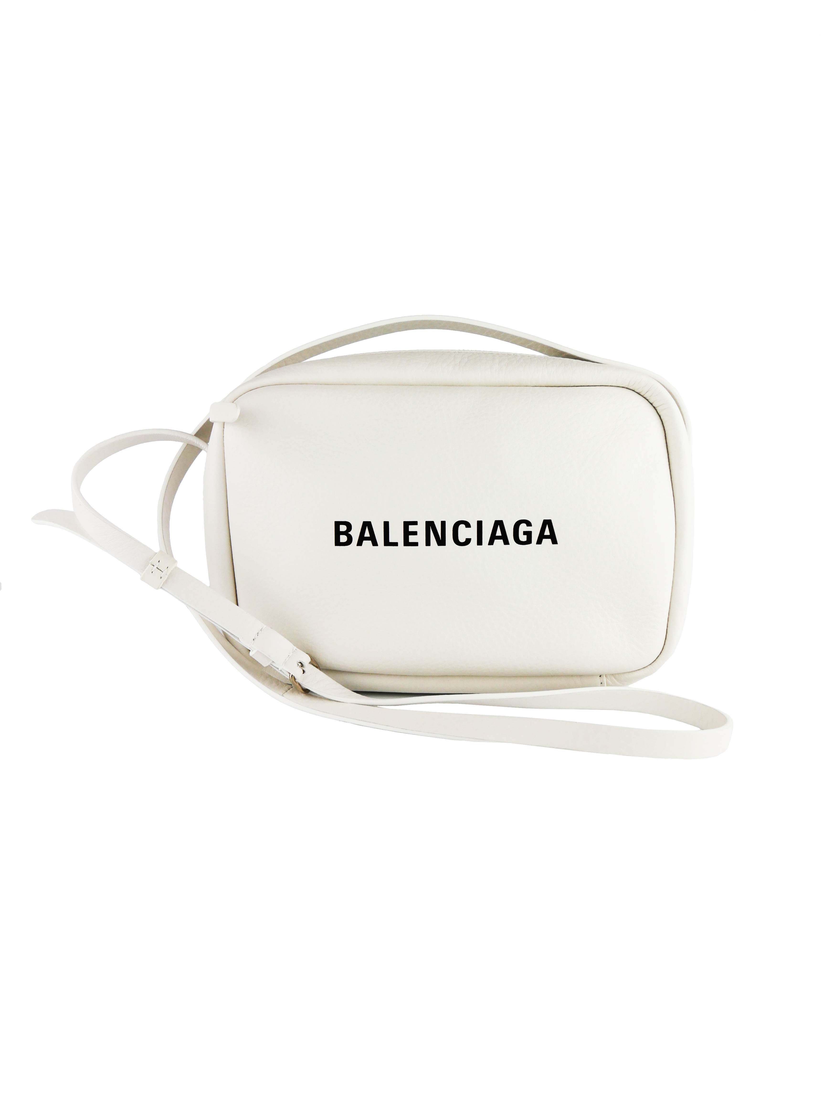 Balenciaga White S Everyday Camera Bag