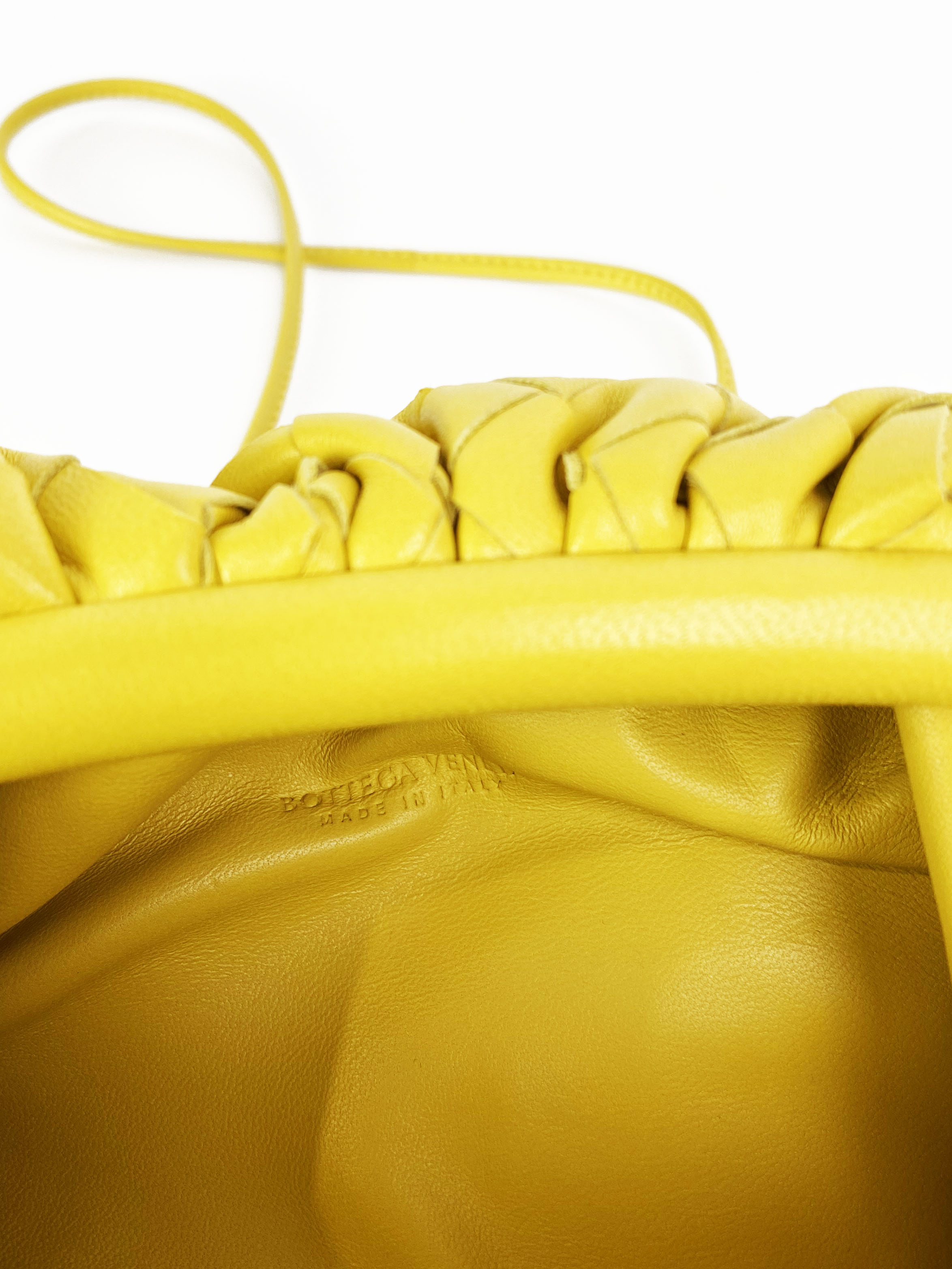 Bottega Veneta Mini Yellow The Pouch Bag