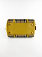 Burberry Horseferry Yellow and Check Mini Bee Bow Bag