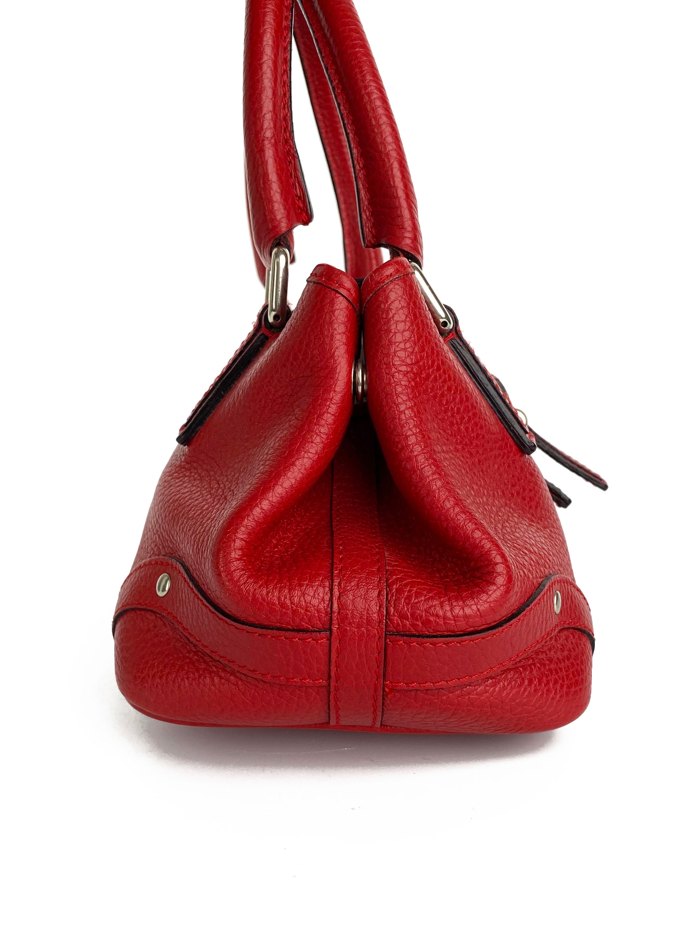 Burberry Small Red Vintage Bag