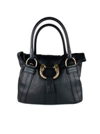 Bvlgari Black Leoni Lion Bag