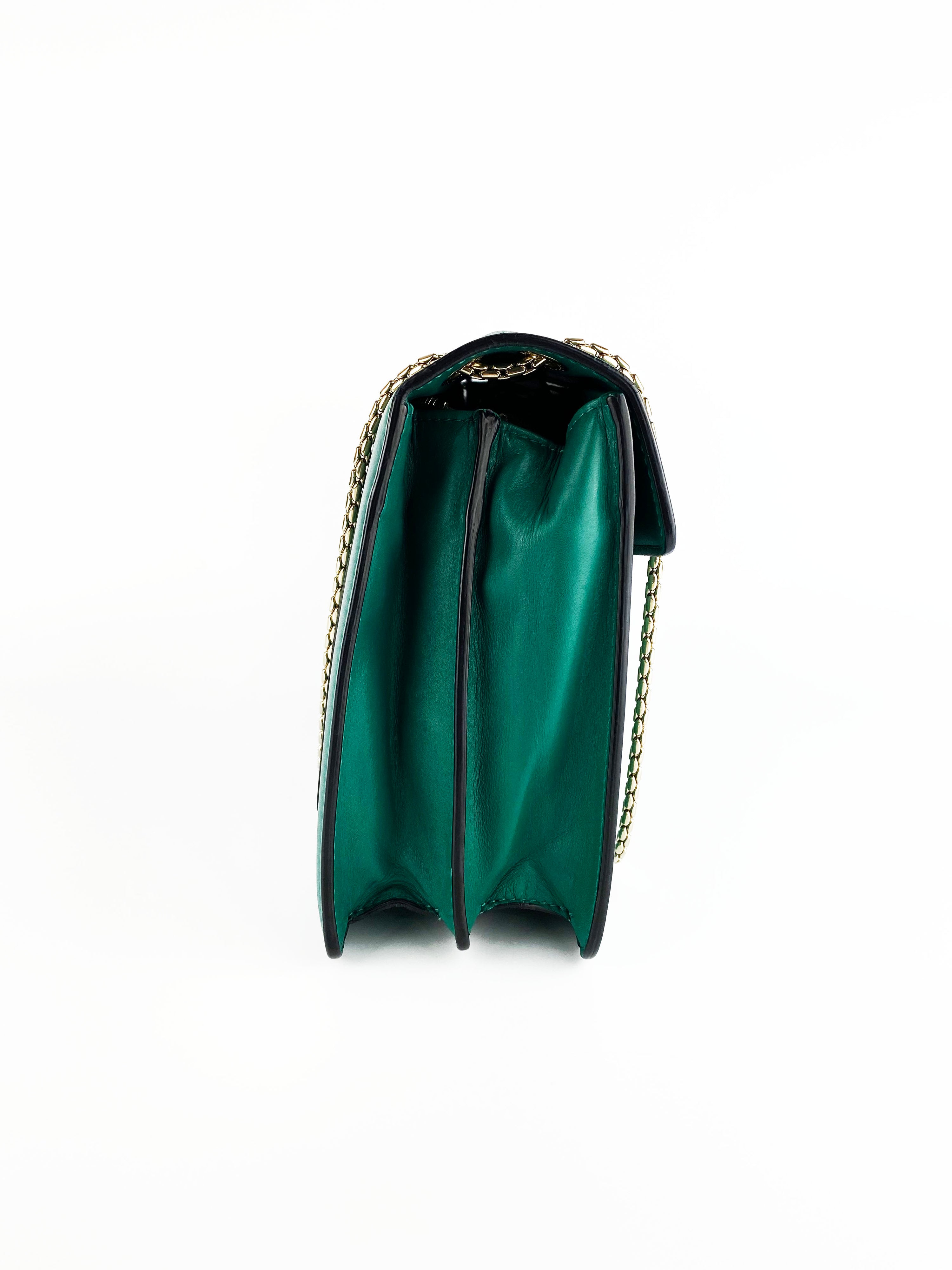 Bvlgari Serpenti Forever Green Shoulder Bag