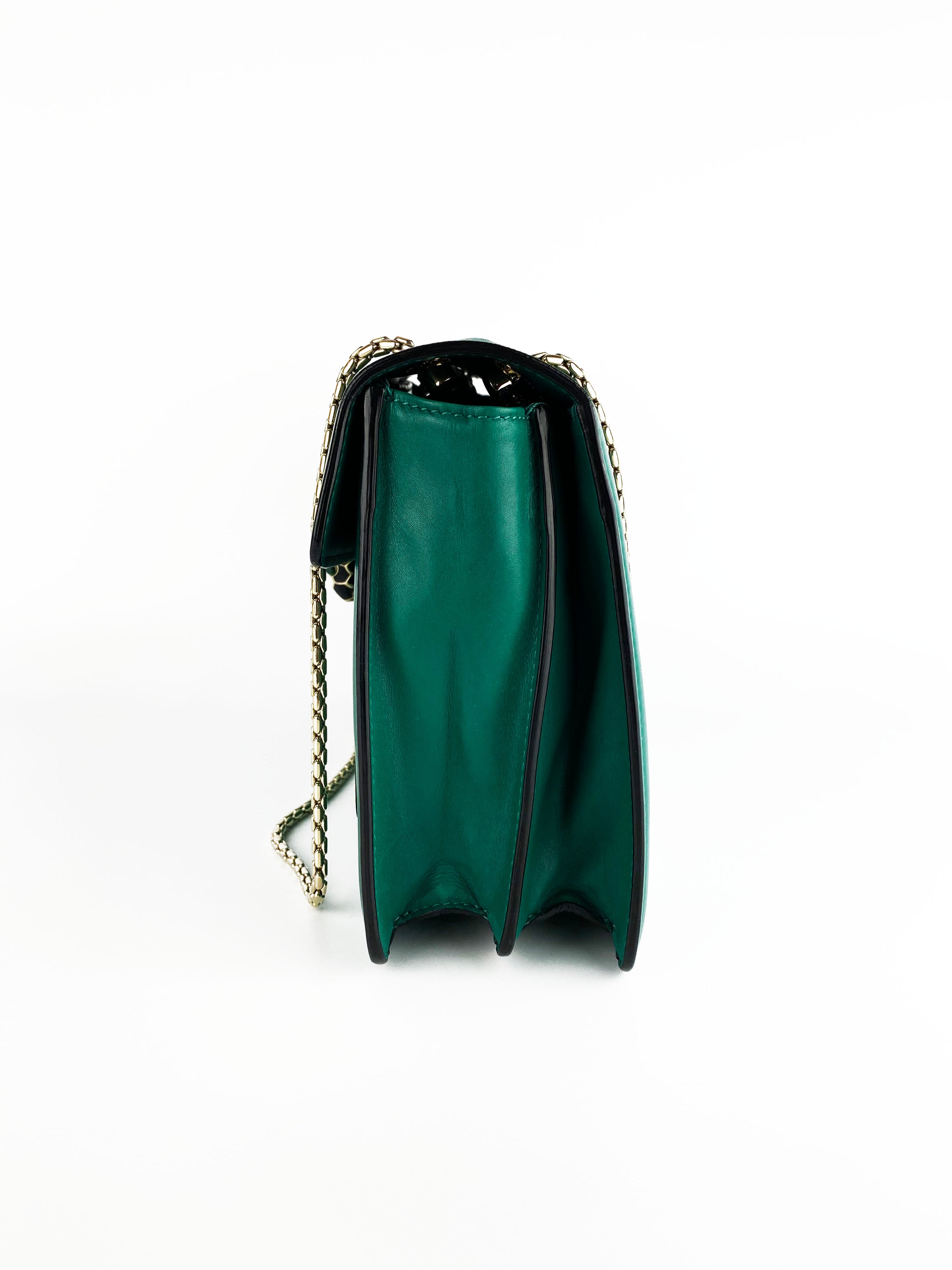Bvlgari Serpenti Forever Green Shoulder Bag