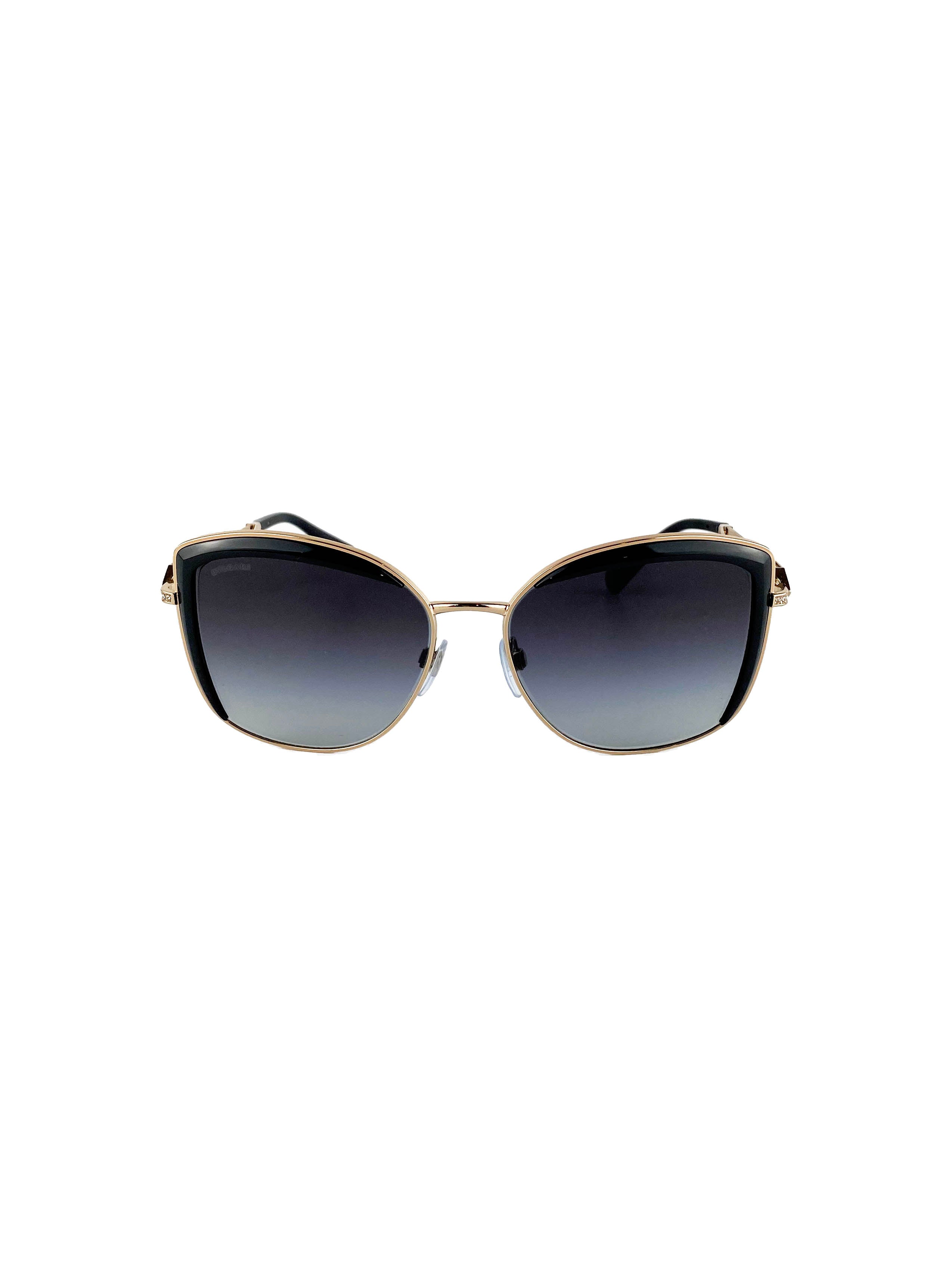 Bvlgari Gradient Black Serpenti Sunglasses