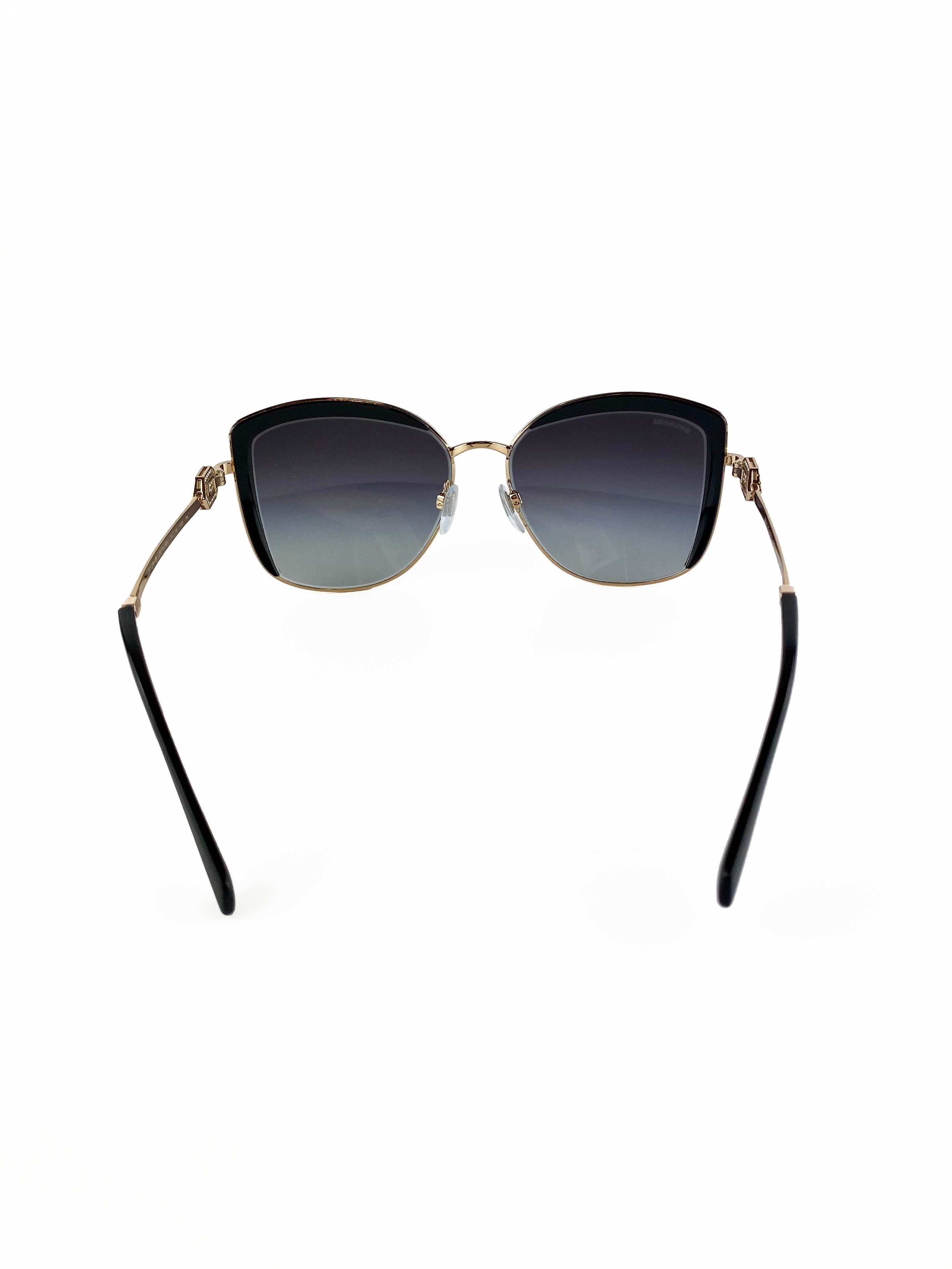 Bvlgari Gradient Black Serpenti Sunglasses