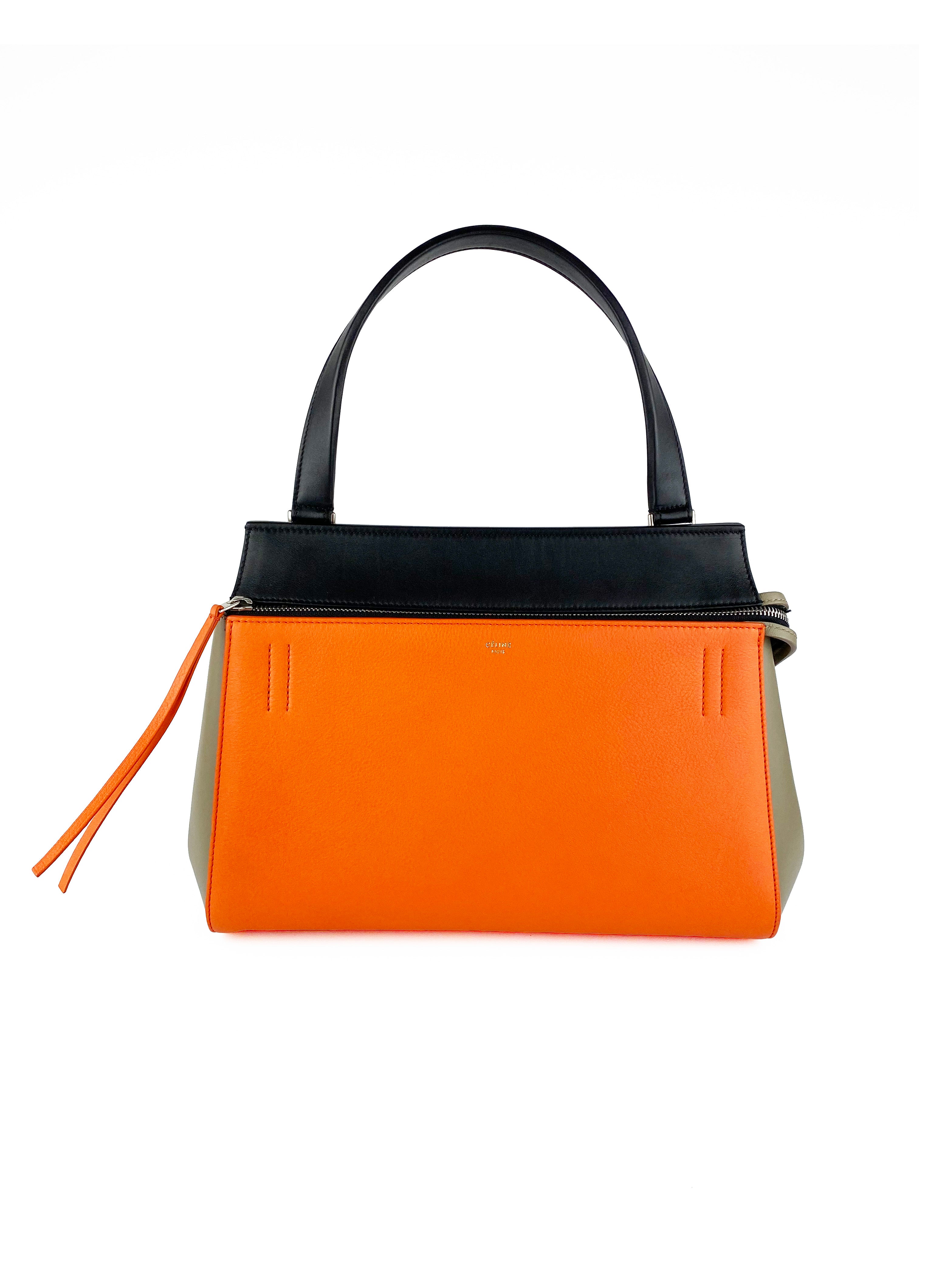 Celine Orange Black Edge Bag Votre Luxe