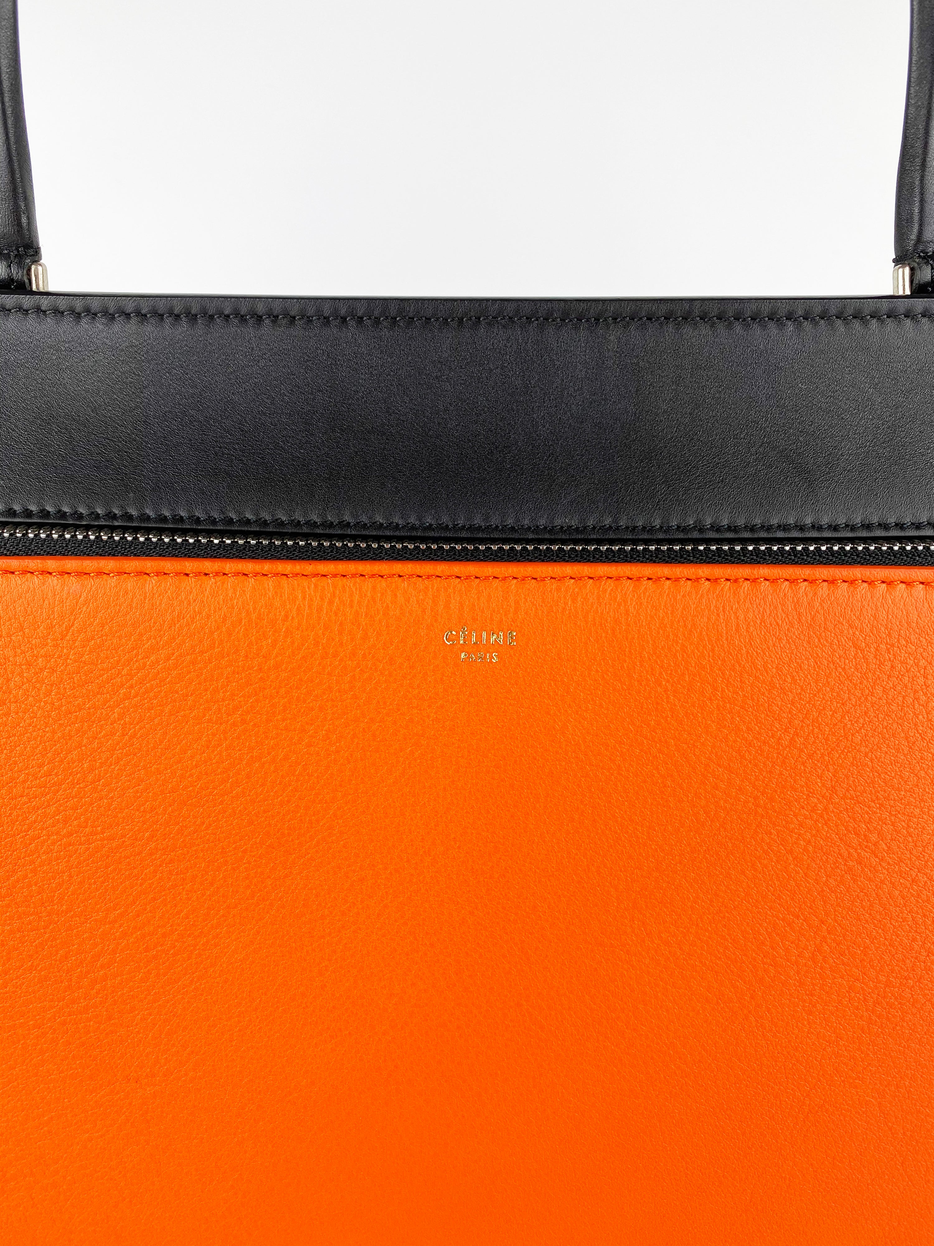 Celine Orange/Black Edge Bag