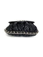 Chanel Vintage Black Chain Around Bag