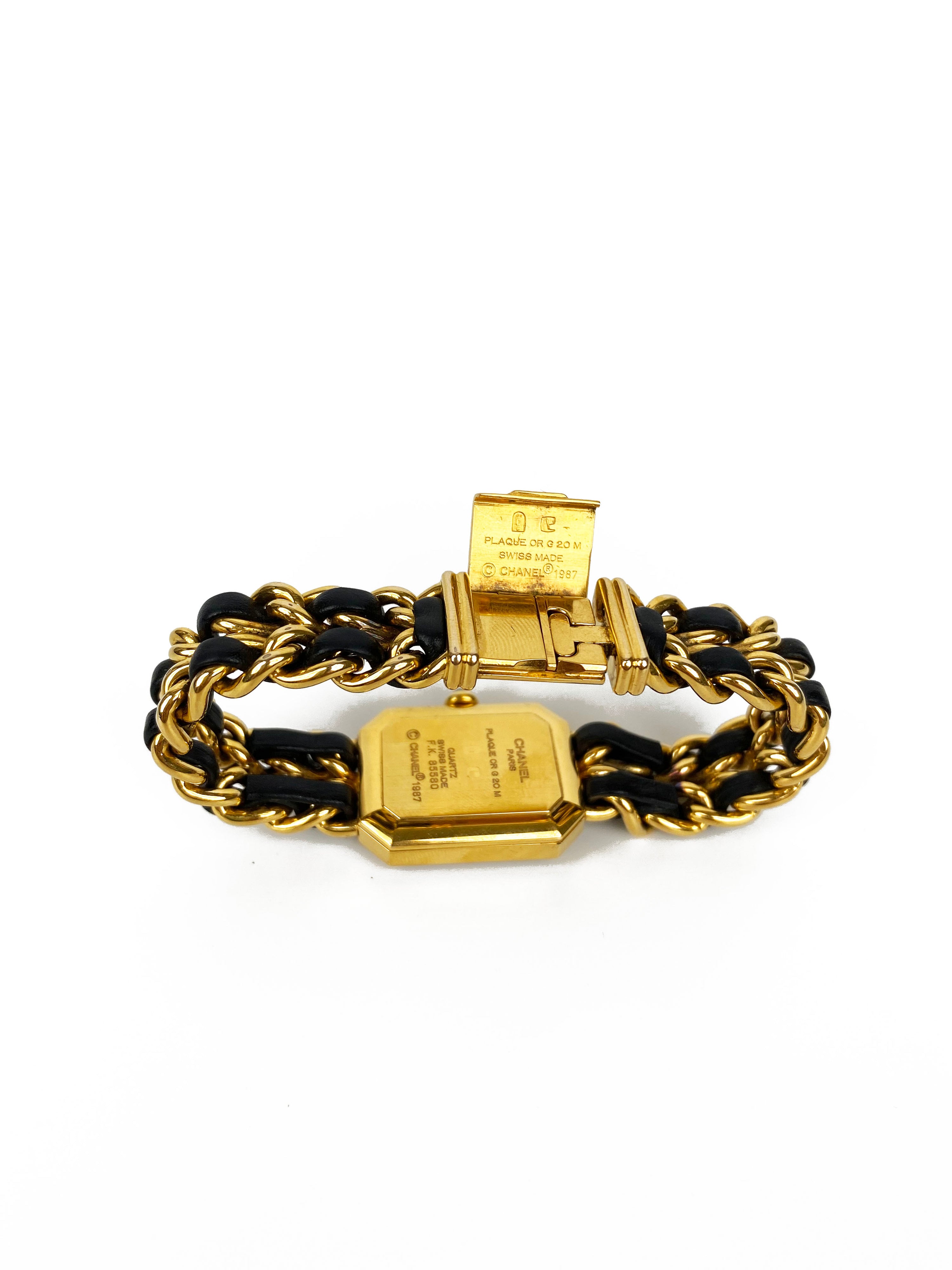 Chanel Black & Gold Premiere Watch