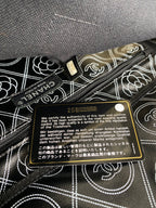 Chanel Black & White Logo Camellia Large Shopping Tote