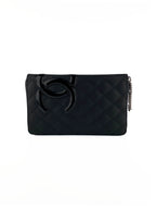 Chanel Black Cambon Bi-fold Wallet