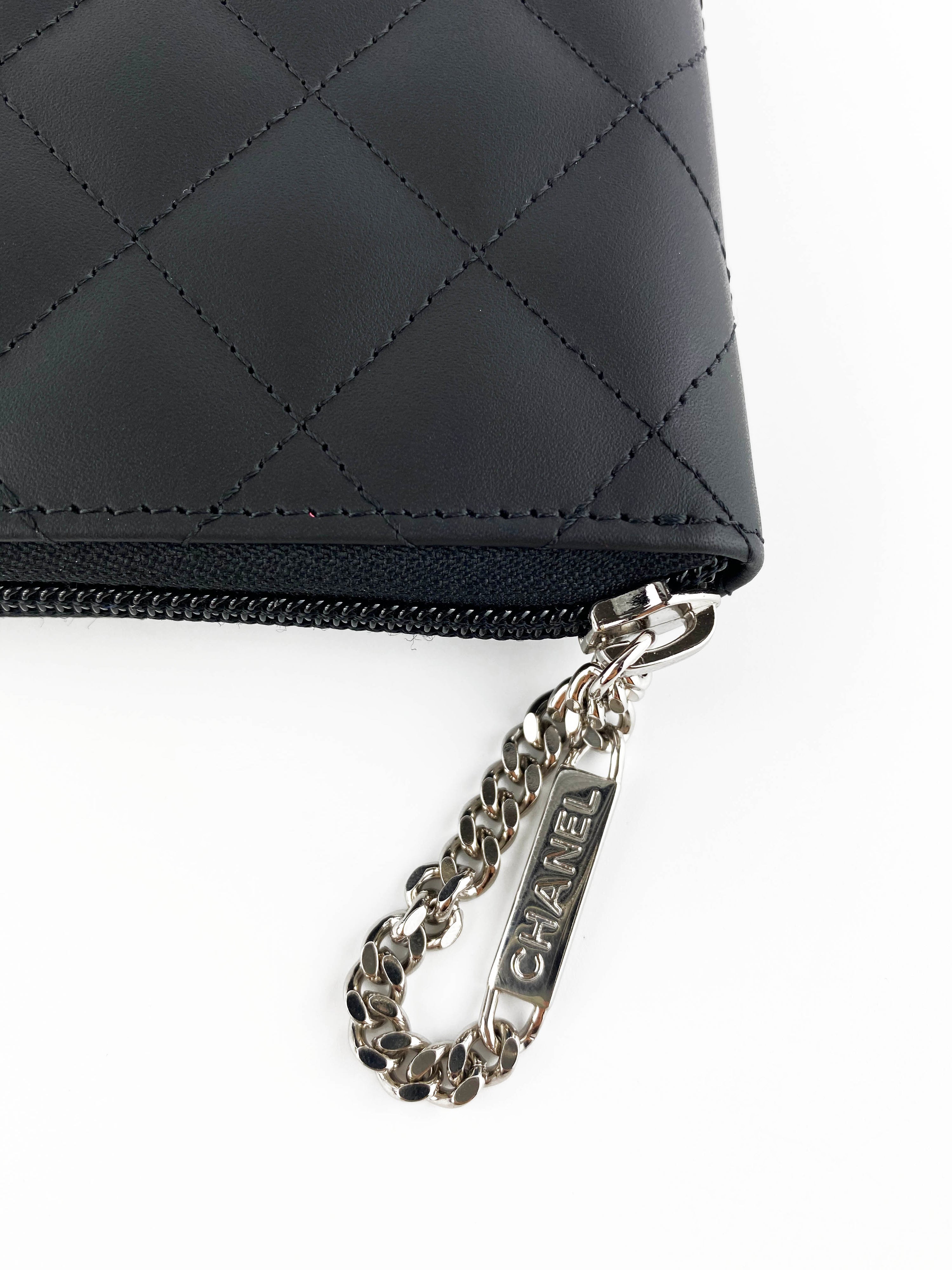 Chanel Black Cambon Bi-fold Wallet