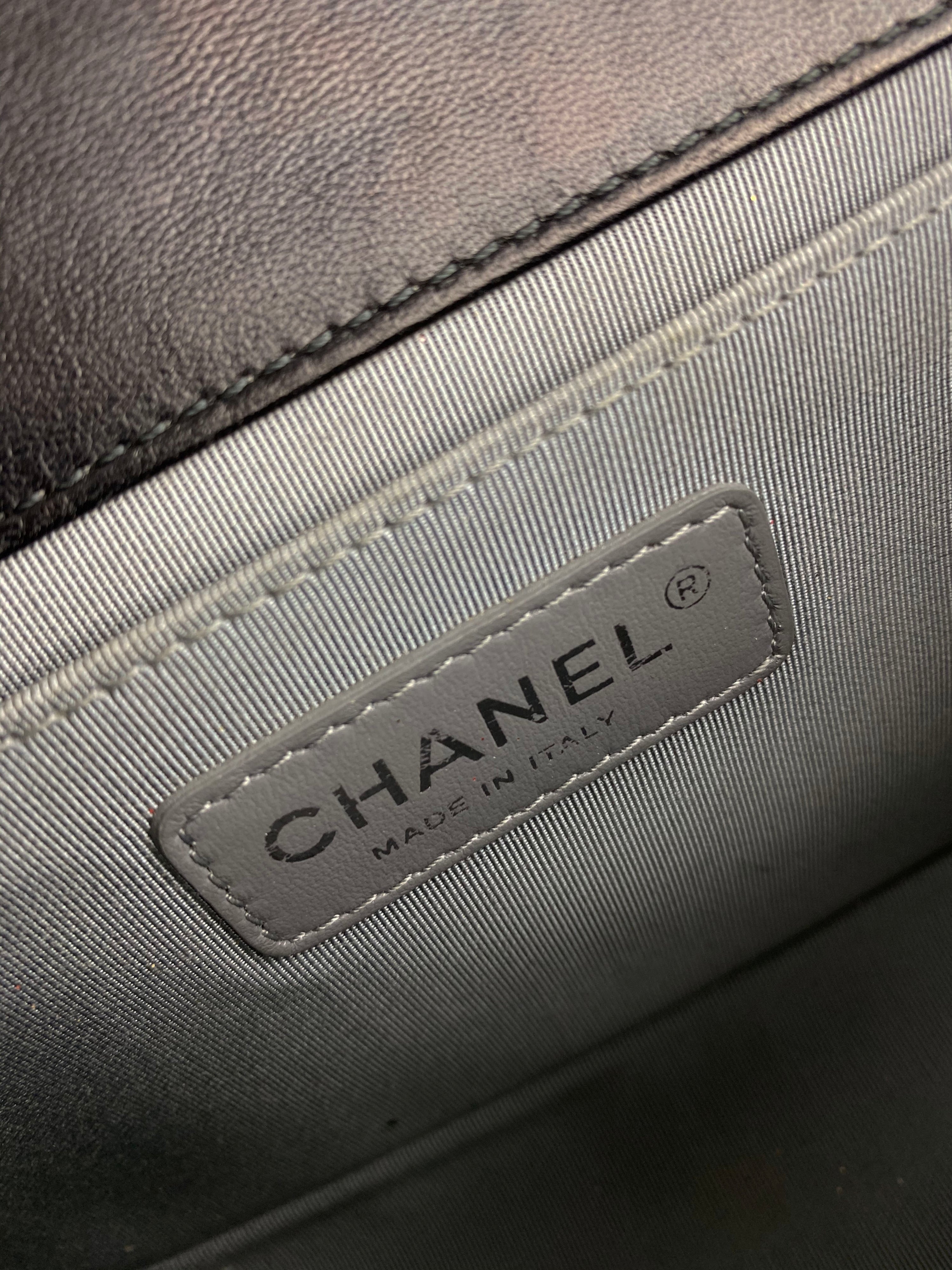 Chanel Boy Lambskin Black Bag