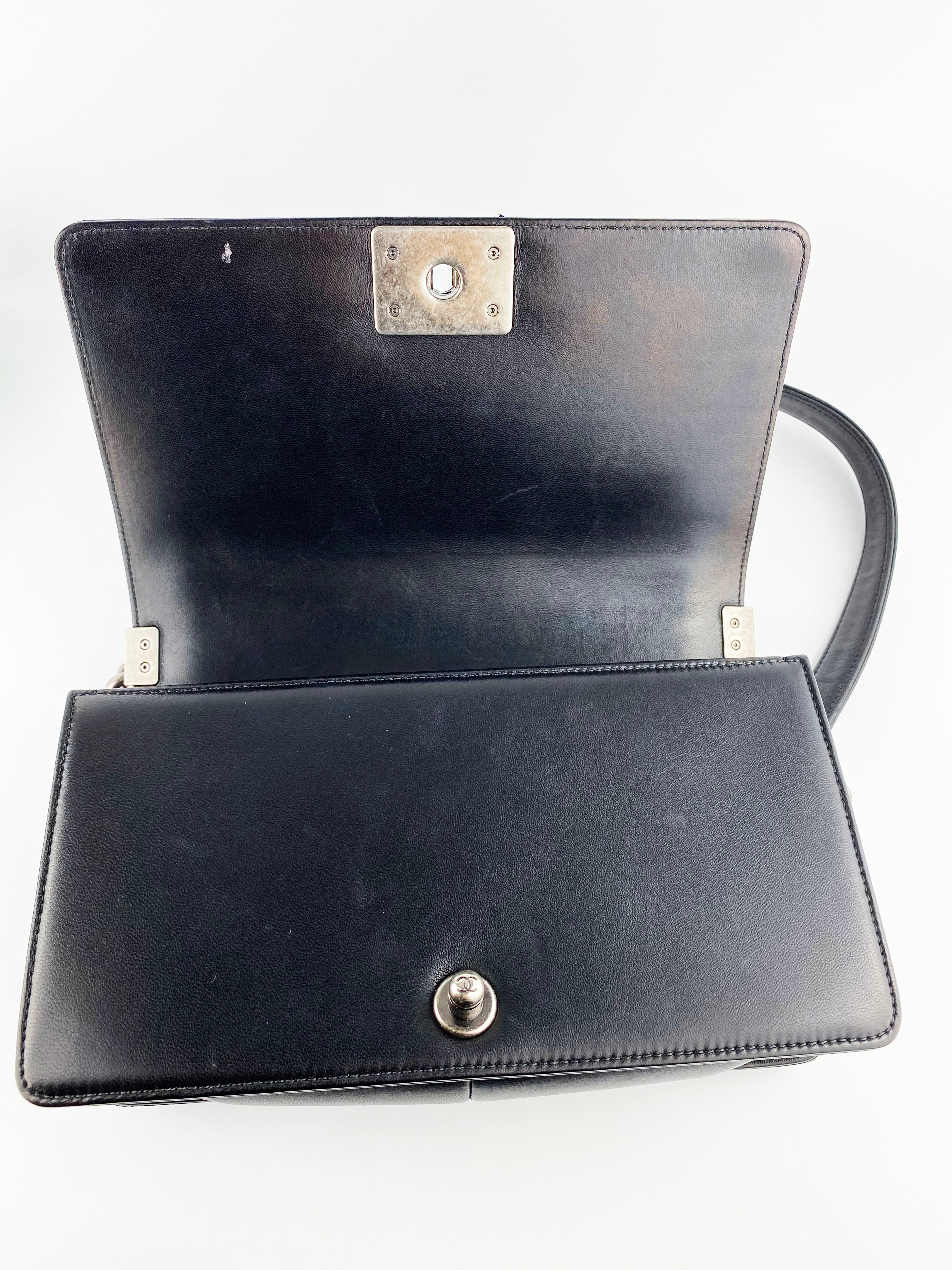 Chanel Boy Lambskin Black Bag