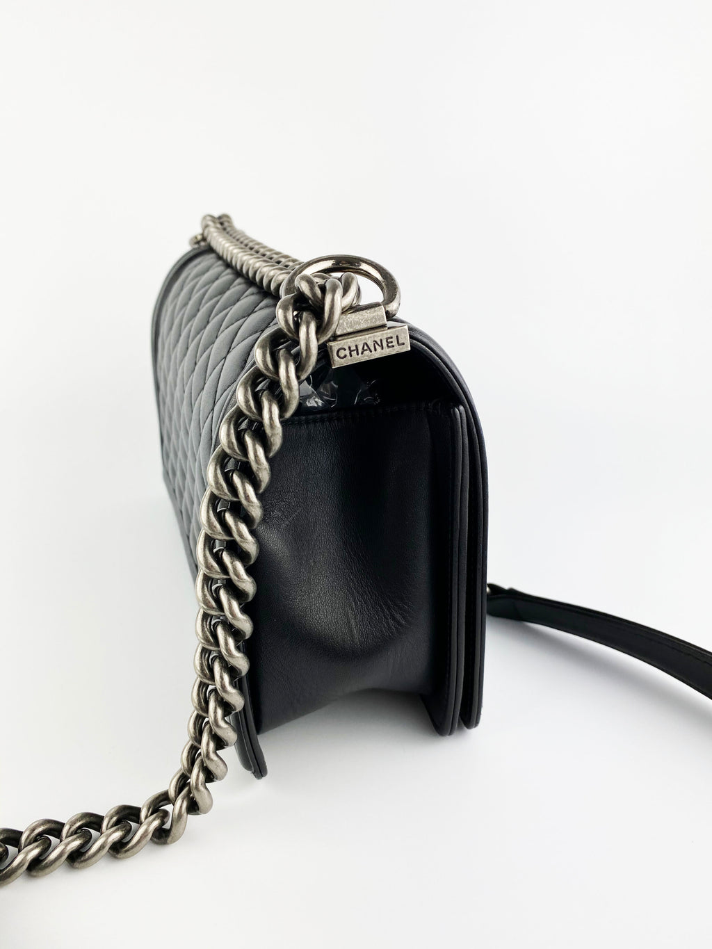 Chanel Boy Lambskin Black Bag