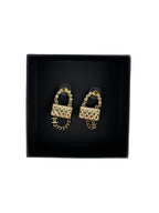 Chanel Mini Faux Pearl Bag Drop Earrings