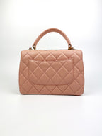 Chanel Pink Quilted Lambskin Leather Small Trendy CC Flap Bag