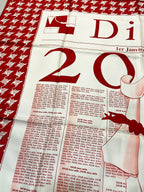 Dior Red & Pink 2000 Scarf