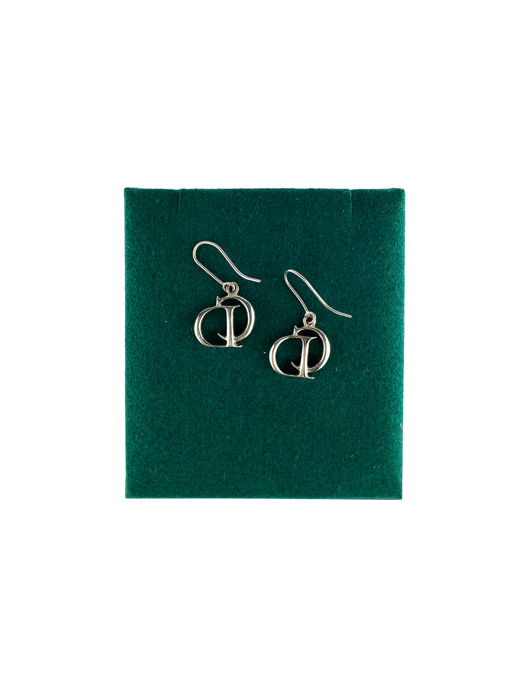 Christian Dior CD Crystal Earrings