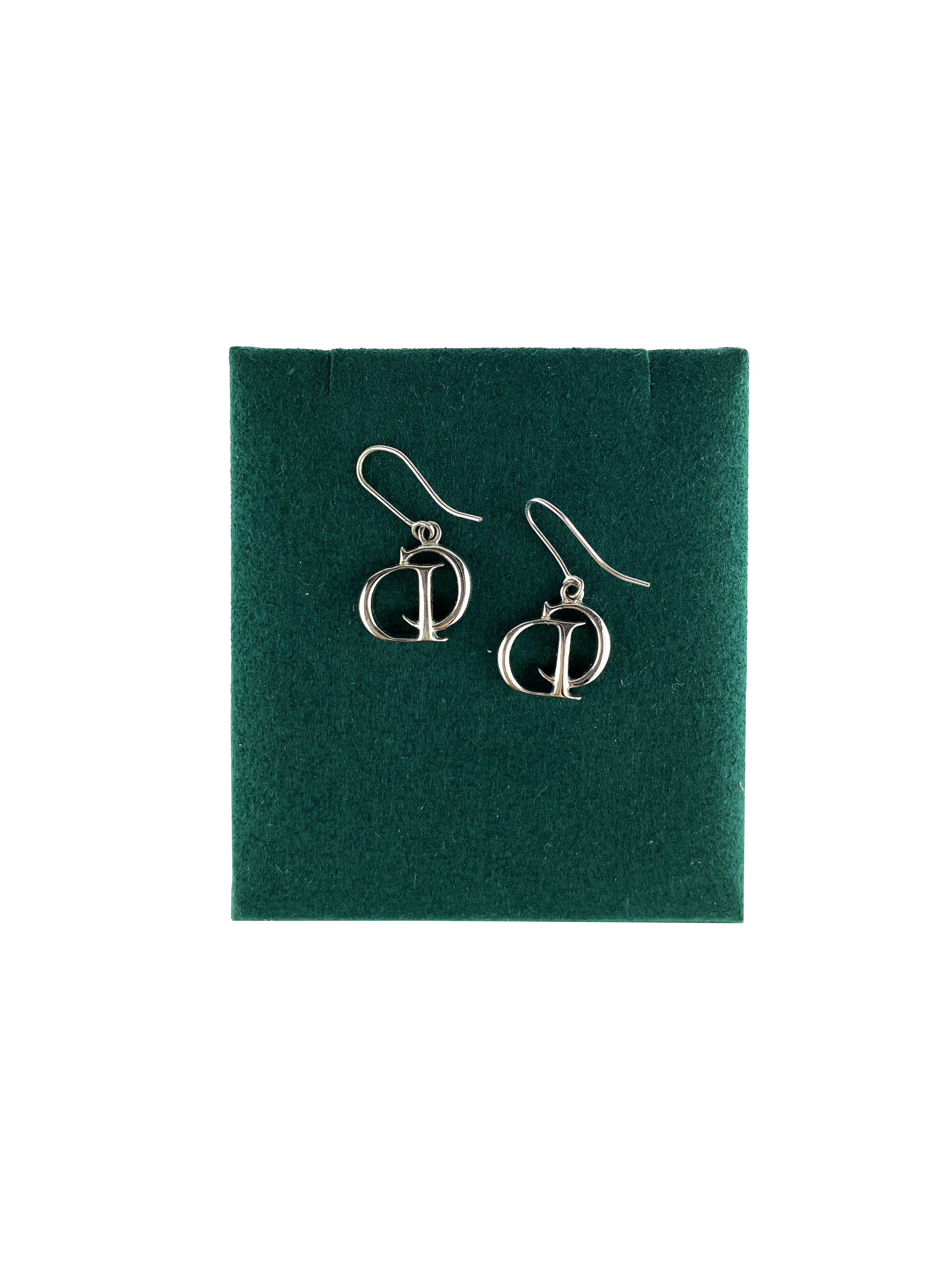 Christian Dior CD Crystal Earrings