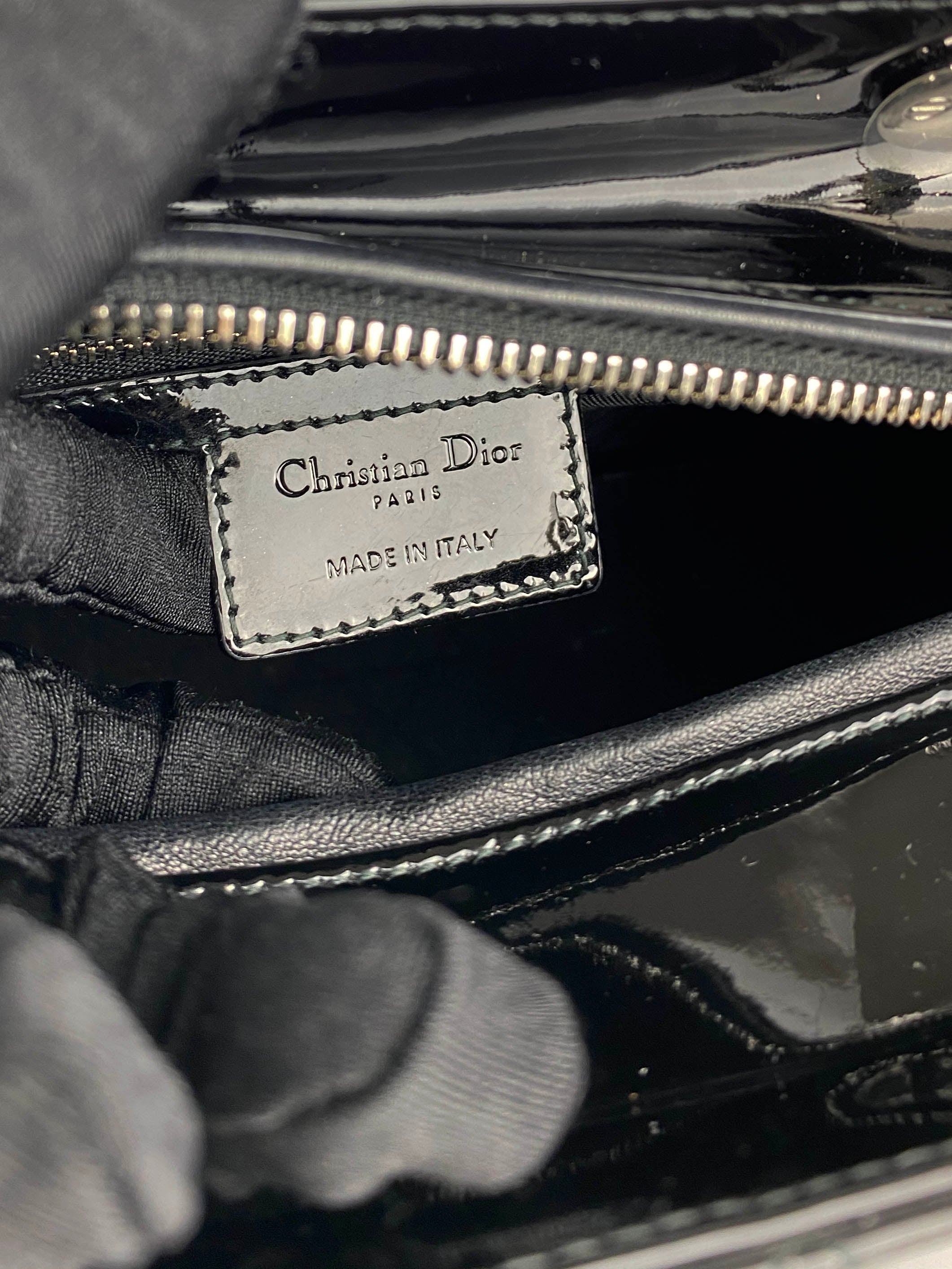 Christian Dior Medium Black Lady Dior Bag