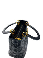 Dior Medium Lady Dior Black Bag