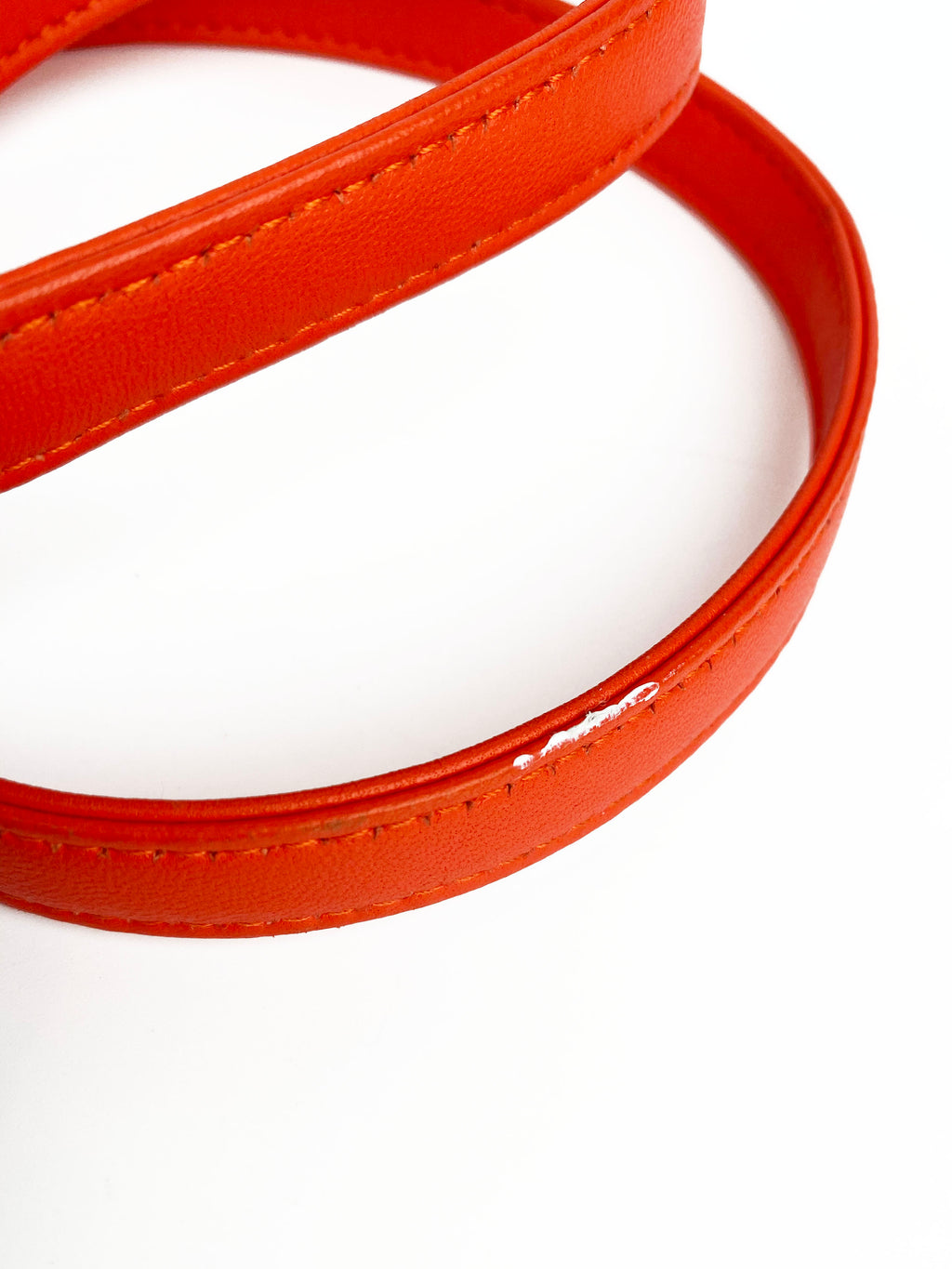 Christian Dior Orange & Pink Colourblock Lady Dior Bag