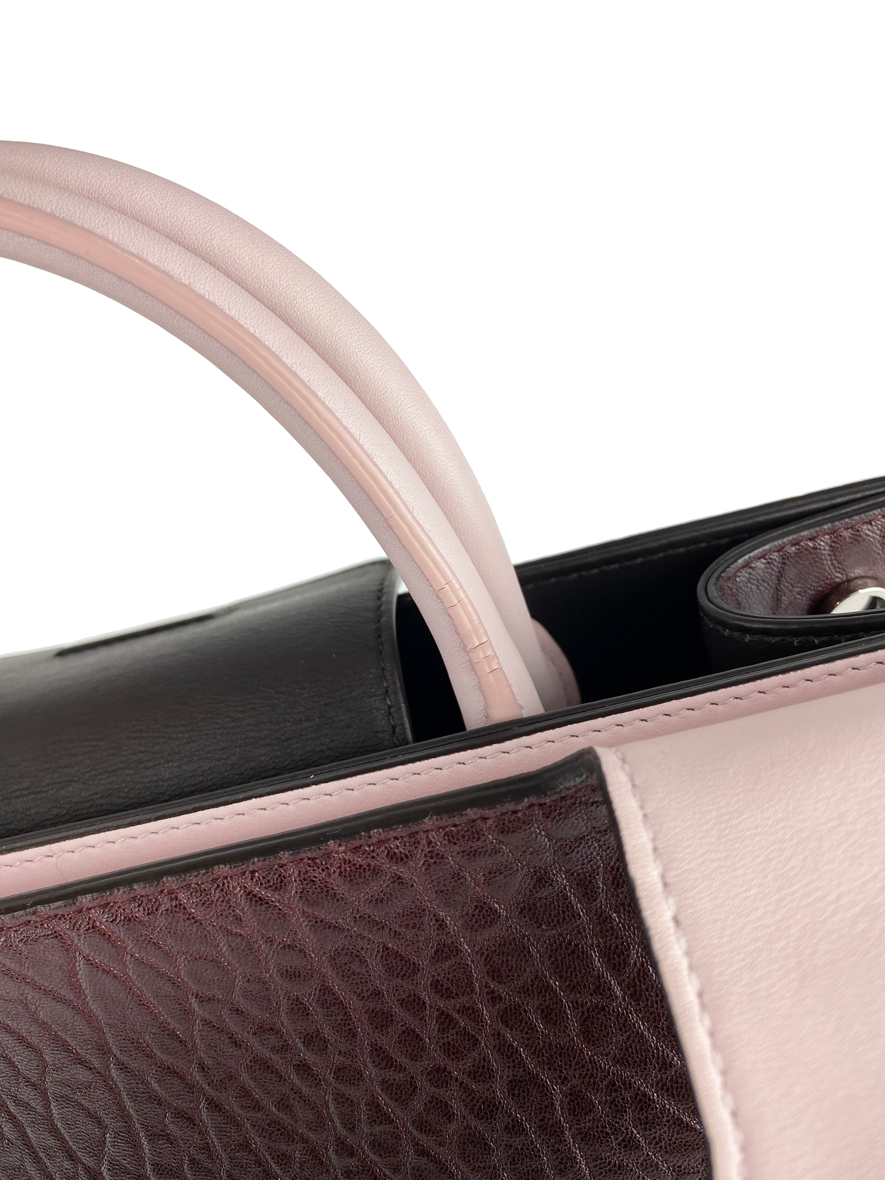 Christian Dior Burgundy Diorever Dragonfly Bag