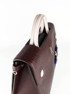 Christian Dior Burgundy Diorever Dragonfly Bag