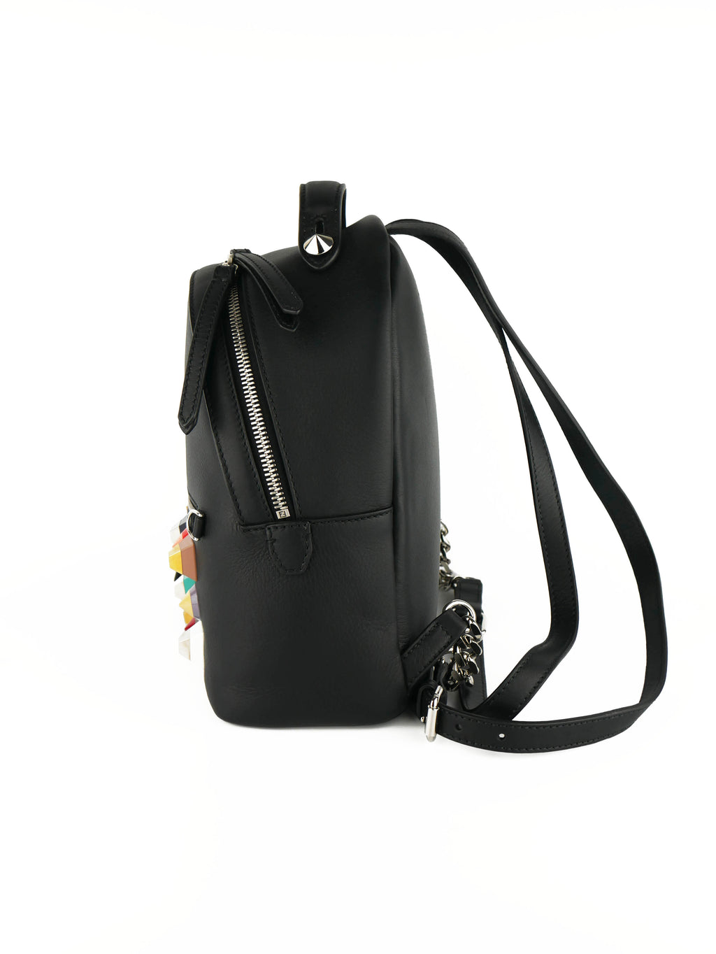 Fendi Black Mini Pyramid Studded Backpack – Votre Luxe