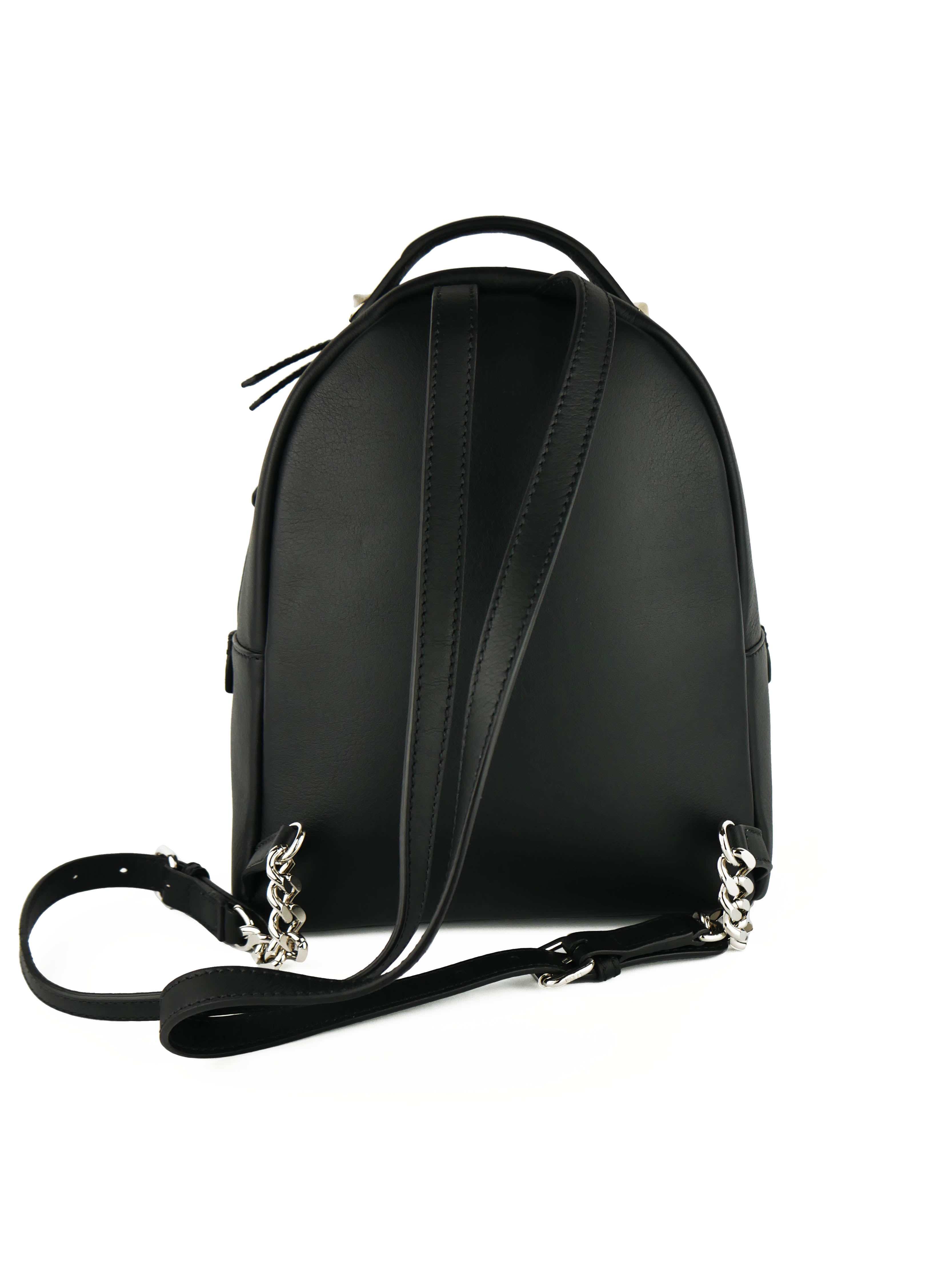 Fendi black backpack best sale