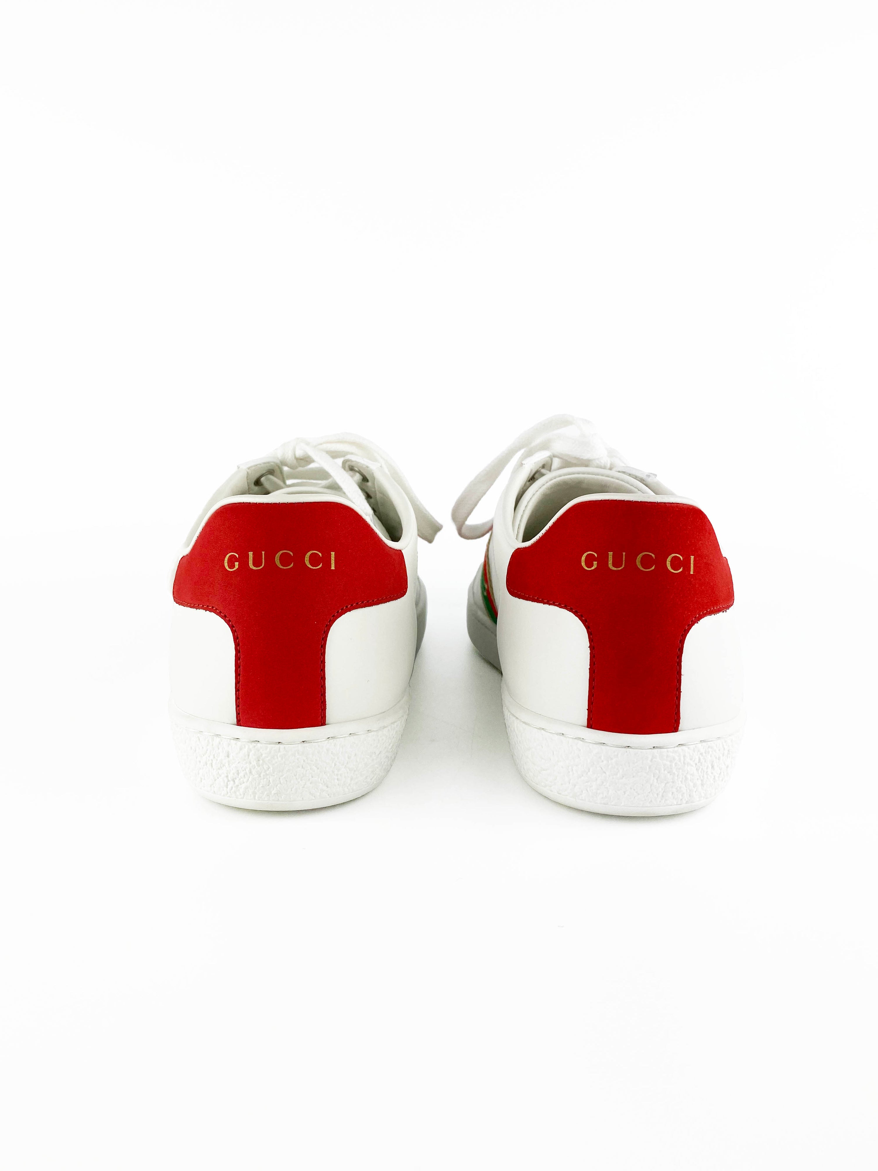 Gucci Ace Sneaker with Interlocking G 37.5