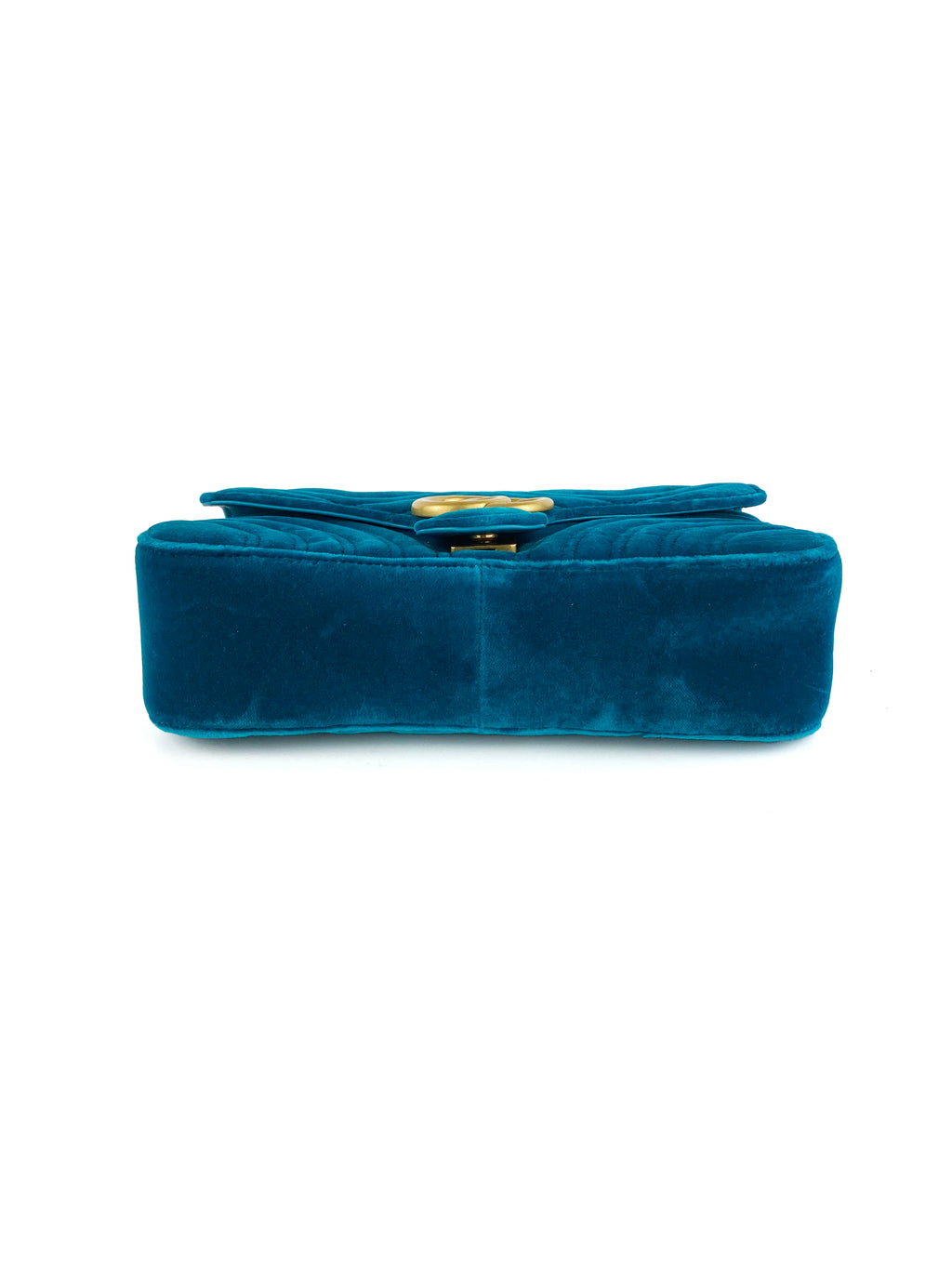 Gucci Teal Velvet Marmont Bag