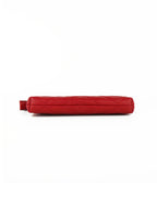 Gucci GG Red Quilted Wallet with Chain