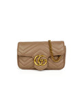 Gucci Dusty Pink Super Mini Marmont Bag