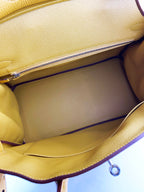 Hermes Jaune Amber Birkin 30 Bag