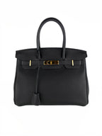 Hermes Birkin 30 Bag Noir