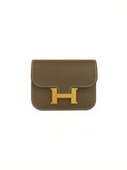 Hermes Etoupe Constance Slim Wallet