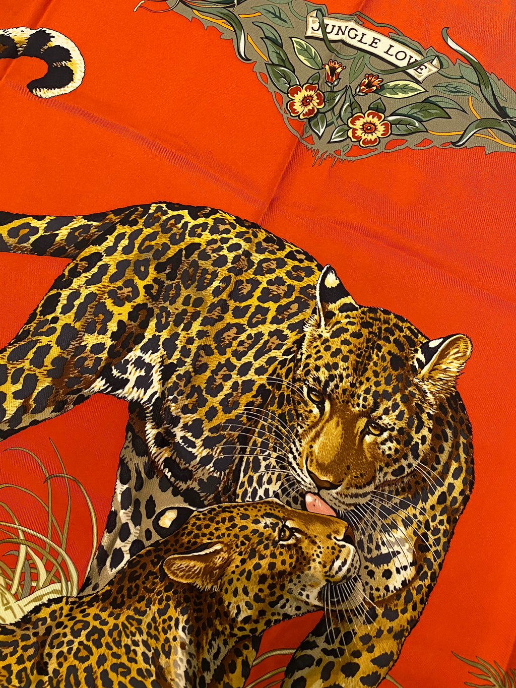 Hermes Leopard Scarf
