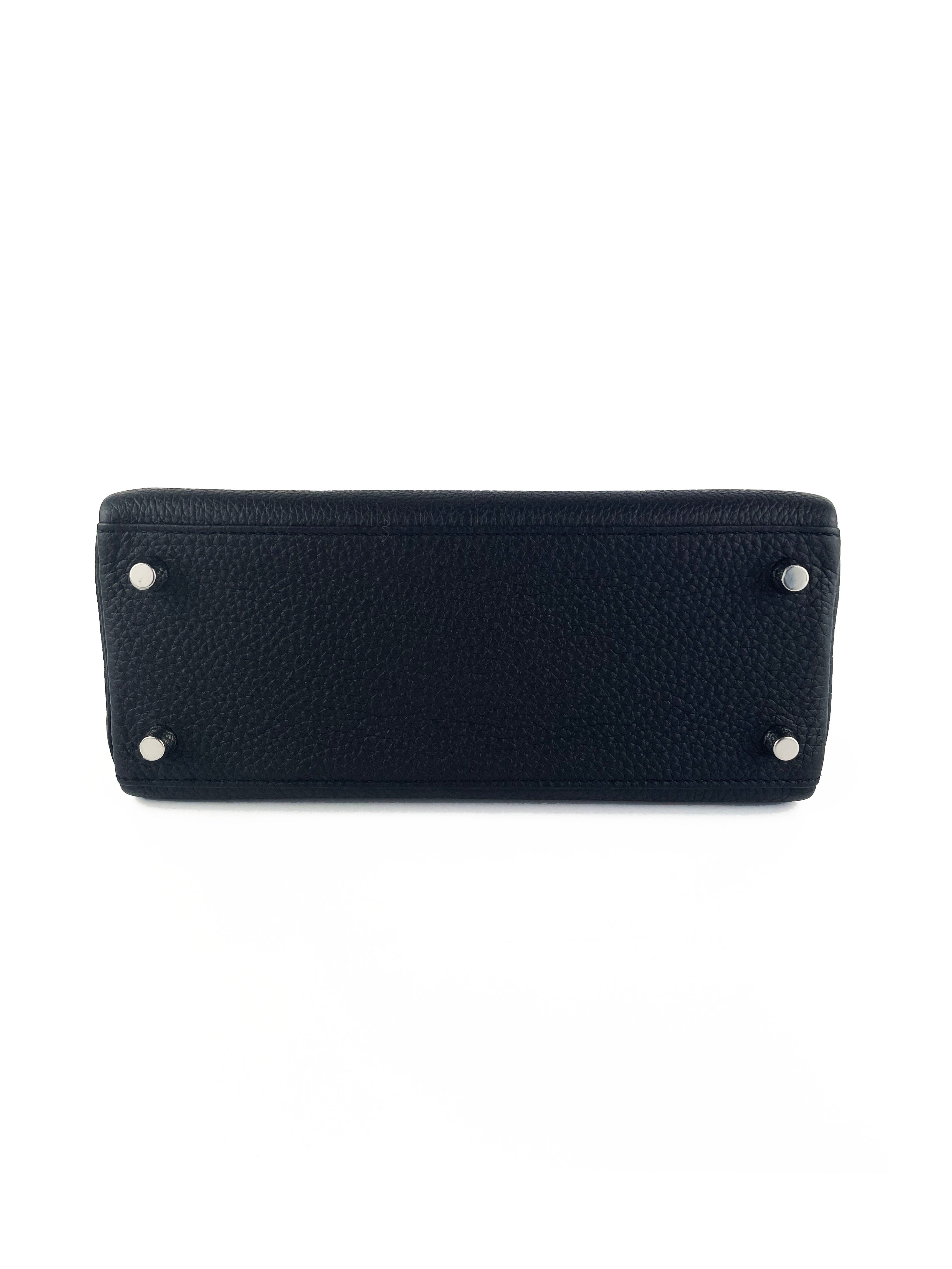 Hermes Black Kelly 25 PHW