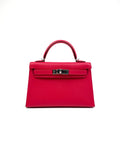 Hermes Mini Kelly Rose Extreme Bag