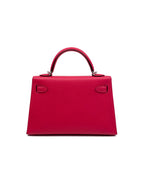 Hermes Mini Kelly Rose Extreme Bag