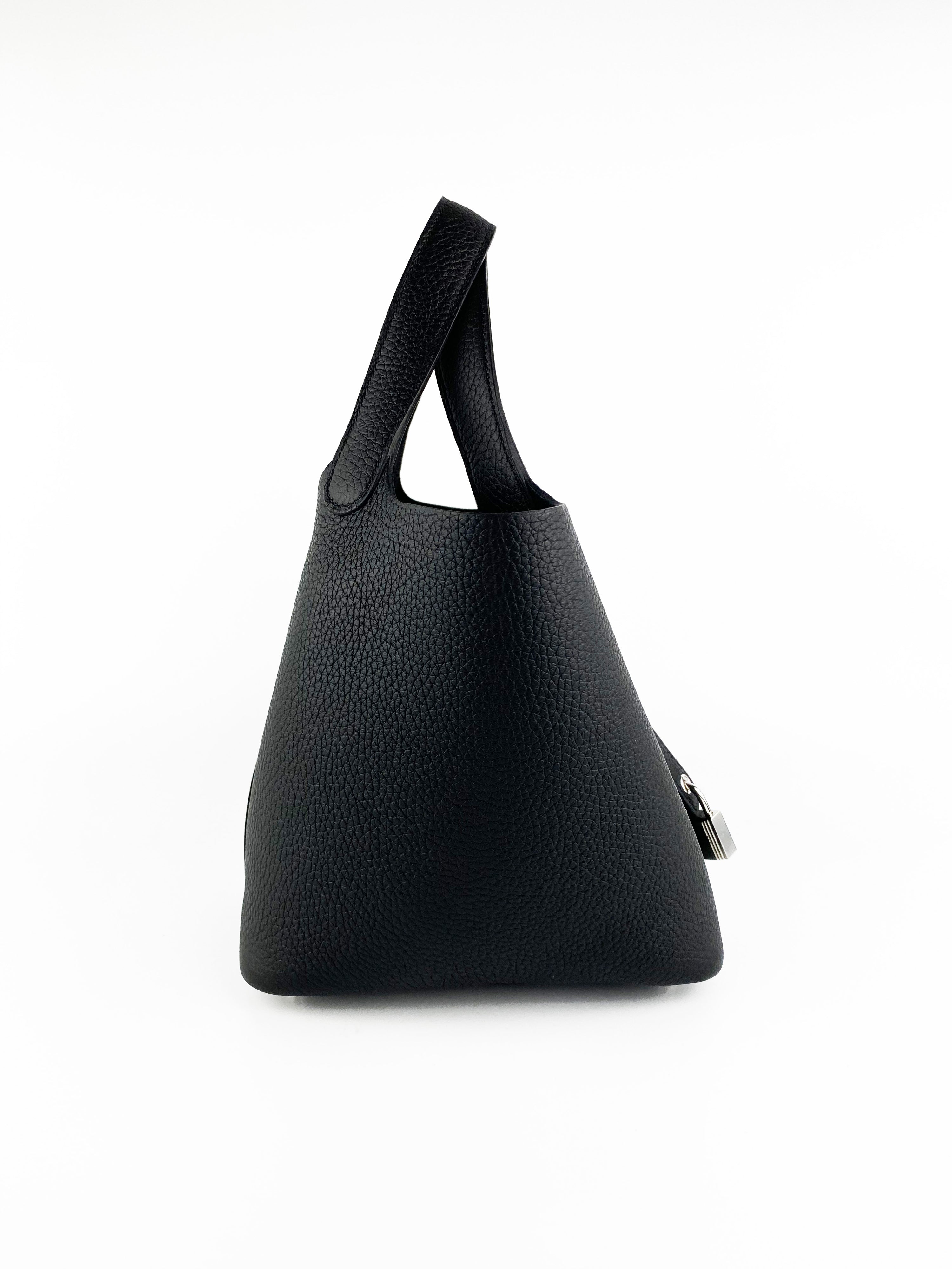 Hermès Noir Picotin Lock 18 Bag