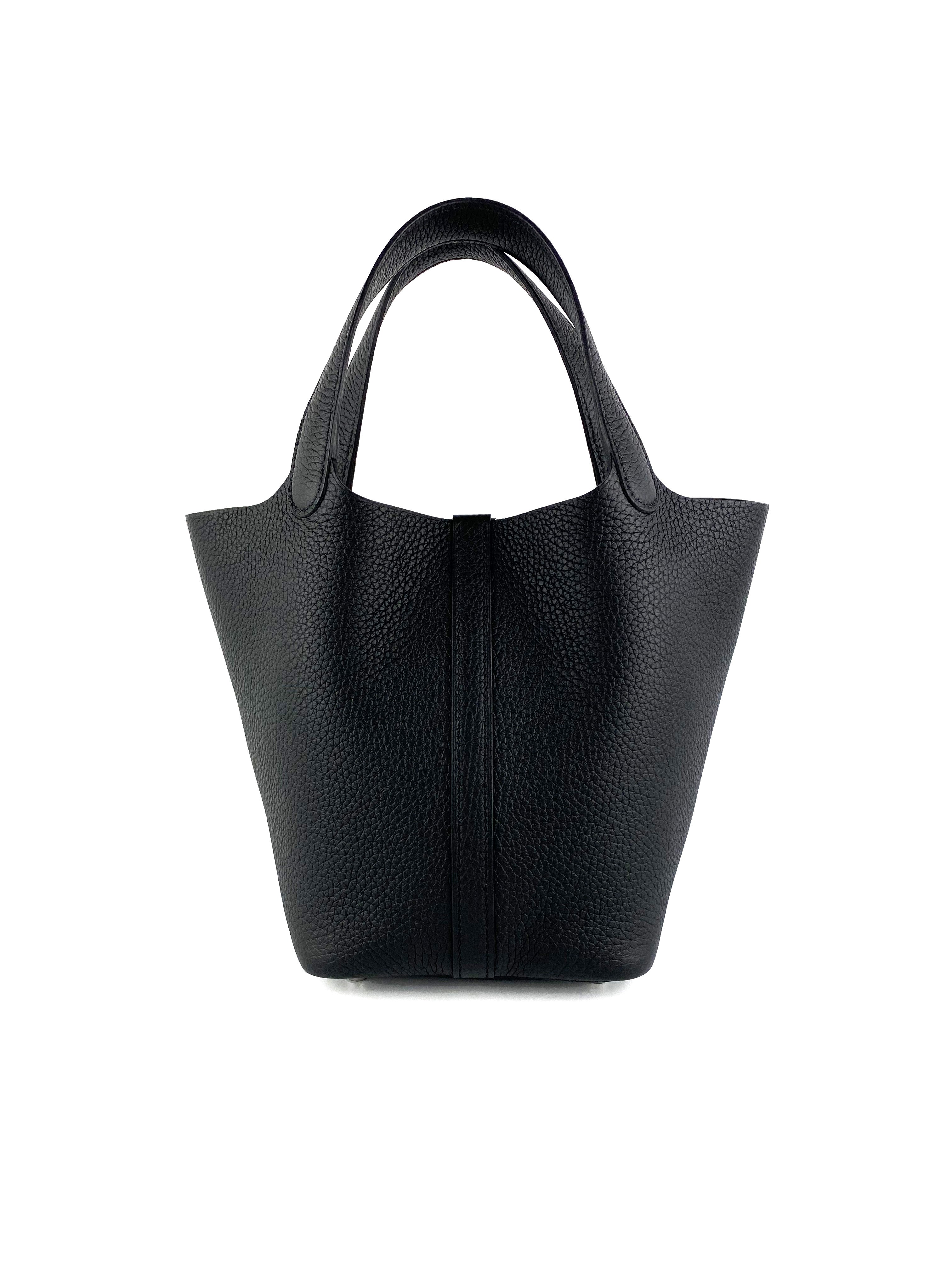 Hermès Noir Picotin Lock 18 Bag