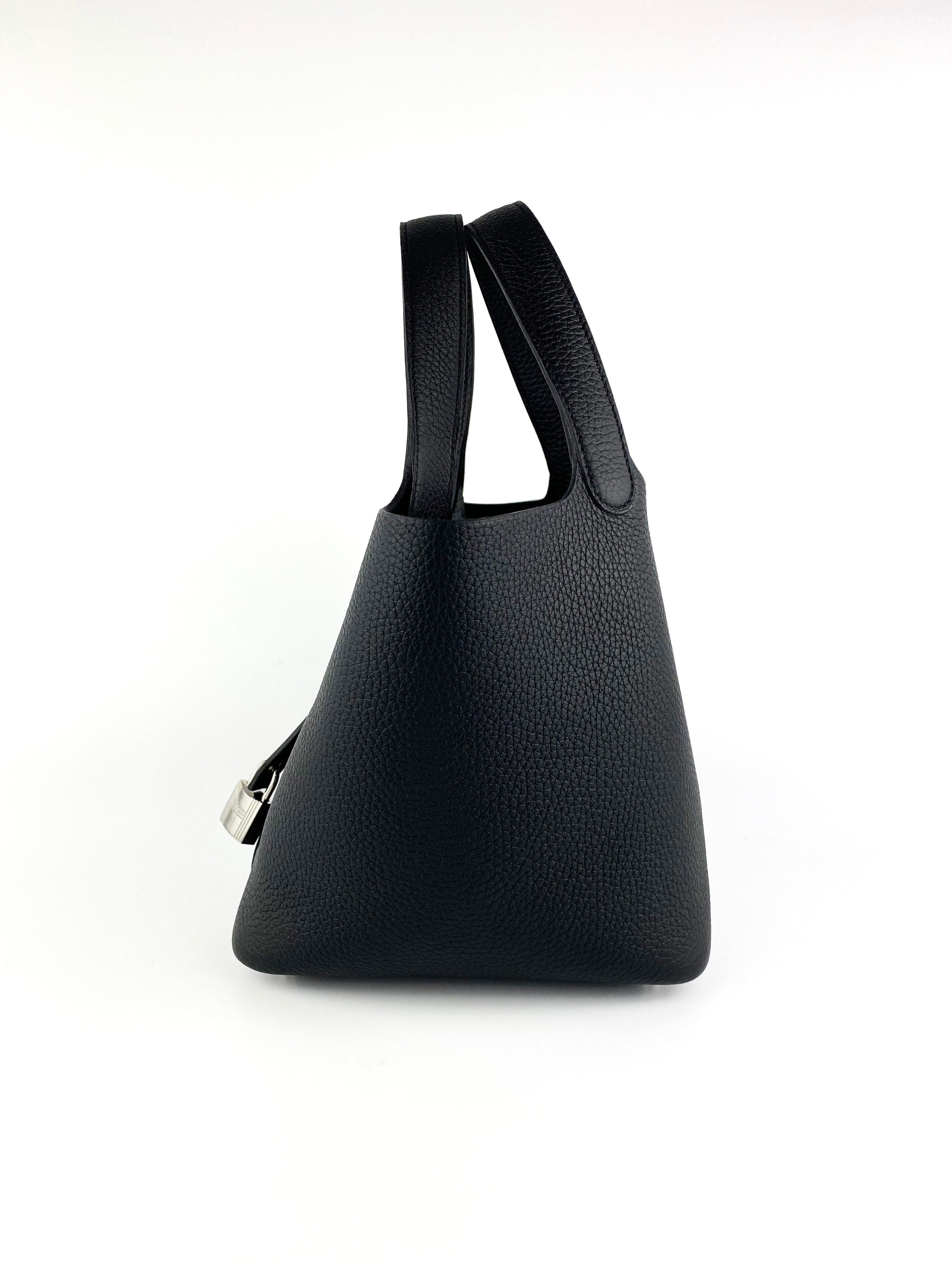 Hermès Noir Picotin Lock 18 Bag