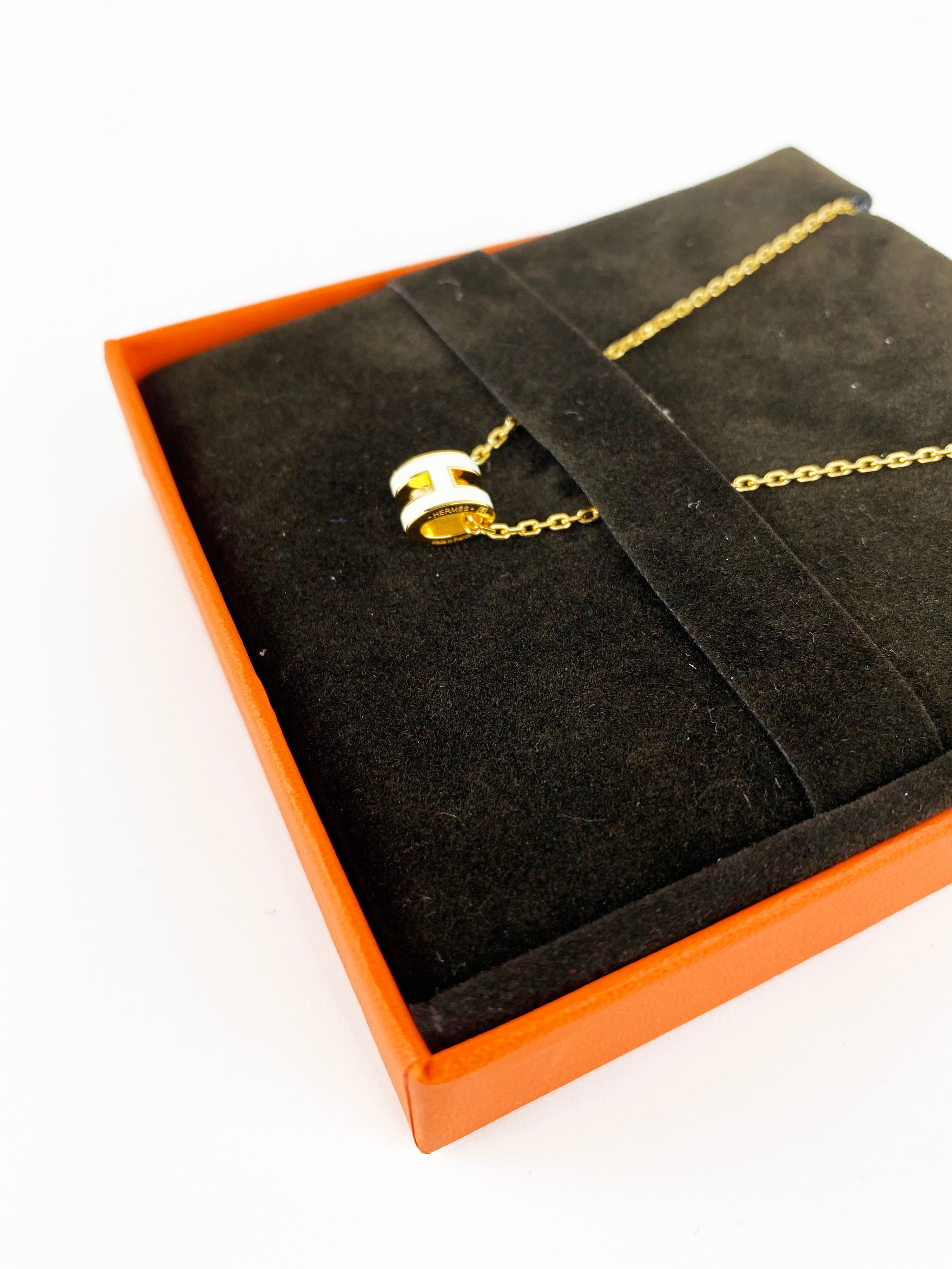 Hermes Mini Pop H Pendant Necklace