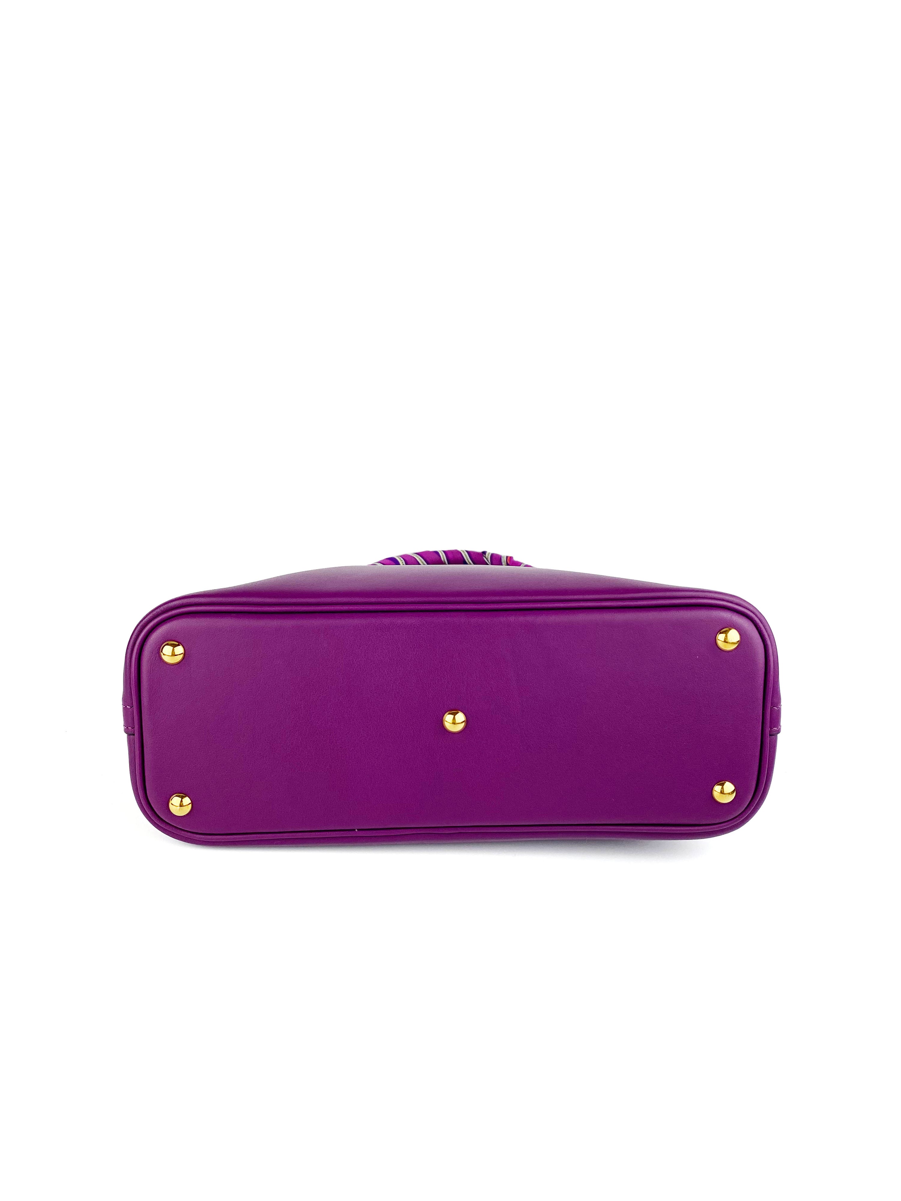 Hermes Purple Bolide 27 Bag