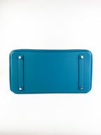 Hermes Turquoise Togo Leather Birkin 35
